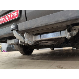 F125A GALIA Полностью оцинкованный фаркоп на Ford Tourneo 2013-, Ford Transit 2013-. Тип шара: A. Установка без снятия и выреза бампера. Нагрузки: 3500/140 кг, масса фар