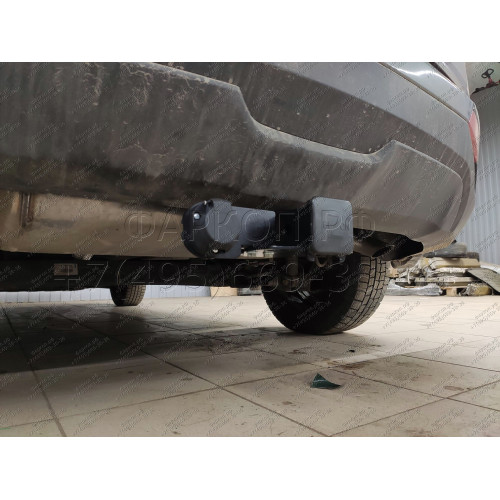 FA 0180-E Бизон Фаркоп на Hyundai Creta 2016-2021, 2021-2022, Solaris HC 2024- без подрезки бампера. Тип шара: E (легкосъемный шар под квадрат). Нагрузки: 2300/120 кг. Не комплектуется электрикой