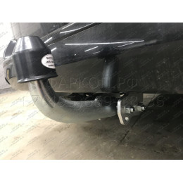 C070A GALIA Полностью оцинкованный фаркоп на Chevrolet Aveo хетчбек 2011-2015. Подрозетник убирается за бампер. Тип шара: A. Невидимый вырез бампера. Нагруз