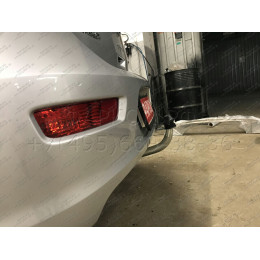 C066A GALIA Полностью оцинкованный фаркоп на Chevrolet Cruze седан/хетчбек 2009-2016. Подрозетник убирается за бампер. Тип шара: A. Невидимый вырез бампера. 