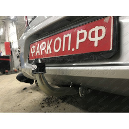 C066A GALIA Полностью оцинкованный фаркоп на Chevrolet Cruze седан/хетчбек 2009-2016. Подрозетник убирается за бампер. Тип шара: A. Невидимый вырез бампера. 