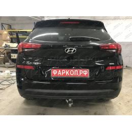 H103C GALIA Полностью оцинкованный фаркоп на Hyundai Tucson рестайл 2018-2021. Тип шара: C (горизонтальный съемный). Установка без выреза бампера. Нагрузки: 2