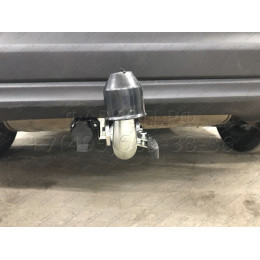 H103C GALIA Полностью оцинкованный фаркоп на Hyundai Tucson рестайл 2018-2021. Тип шара: C (горизонтальный съемный). Установка без выреза бампера. Нагрузки: 2