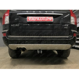 V057C GALIA Полностью оцинкованный фаркоп на Volvo XC90 2003-2015. Подрозетник убирается за бампер. Тип шара: C (горизонтальный съемный). Невидимый вырез б