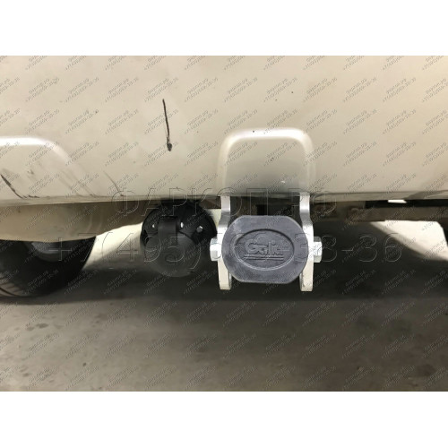 V057C GALIA Полностью оцинкованный фаркоп на Volvo XC90 2003-2015. Подрозетник убирается за бампер. Тип шара: C (горизонтальный съемный). Невидимый вырез бампера. Нагрузки: 2250/90 кг, масса фаркопа 17,27 кг