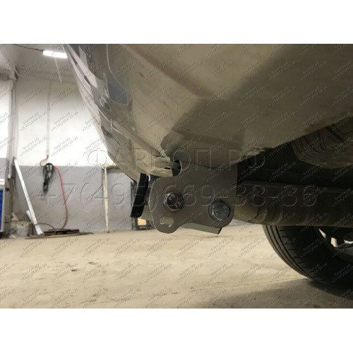 V057C GALIA Полностью оцинкованный фаркоп на Volvo XC90 2003-2015. Подрозетник убирается за бампер. Тип шара: C (горизонтальный съемный). Невидимый вырез бампера. Нагрузки: 2250/90 кг, масса фаркопа 17,27 кг