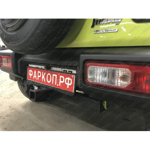 SZ 13 AVTOS Фаркоп на Suzuki Jimny 2018- без выреза в бампере. Тип шара: E. Нагрузки: 1200/75 кг, масса фаркопа 15 кг (без электрики в комплекте)