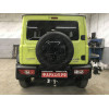 SZ 13 AVTOS Фаркоп на Suzuki Jimny 2018- без выреза в бампере. Тип шара: E. Нагрузки: 1200/75 кг, масса фаркопа 15 кг (без электрики в комплекте)