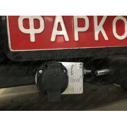 SZ 13 AVTOS Фаркоп на Suzuki Jimny 2018- без выреза в бампере. Тип шара: E. Нагрузки: 1200/75 кг, масса фаркопа 15 кг (без электрики в комплекте)