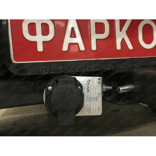 SZ 13 AVTOS Фаркоп на Suzuki Jimny 2018- без выреза в бампере. Тип шара: E. Нагрузки: 1200/75 кг, масса фаркопа 15 кг (без электрики в комплекте)