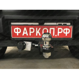 SZ 13 AVTOS Фаркоп на Suzuki Jimny 2018- без выреза в бампере. Тип шара: E. Нагрузки: 1200/75 кг, масса фаркопа 15 кг (без электрики в комплекте)
