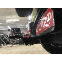SZ 13 AVTOS Фаркоп на Suzuki Jimny 2018- без выреза в бампере. Тип шара: E. Нагрузки: 1200/75 кг, масса фаркопа 15 кг (без электрики в комплекте)