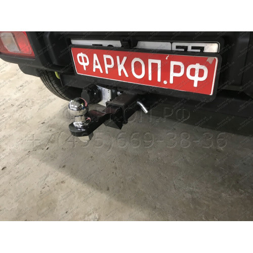SZ 13 AVTOS Фаркоп на Suzuki Jimny 2018- без выреза в бампере. Тип шара: E. Нагрузки: 1200/75 кг, масса фаркопа 15 кг (без электрики в комплекте)