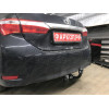 T117-A Лидер-плюс ТСУ для Toyota Corolla седан E150 2007-2013, E170 (кроме арабской версии) 2013-2019 без снятия и выреза бампера. Нагрузки: 1500/75 кг, масса фаркопа 15,36 кг (без электрики в комплекте)