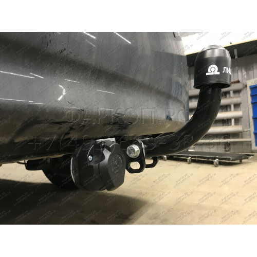 T117-A Лидер-плюс ТСУ для Toyota Corolla седан E150 2007-2013, E170 (кроме арабской версии) 2013-2019 без снятия и выреза бампера. Нагрузки: 1500/75 кг, масса фаркопа 15,36 кг (без электрики в комплекте)