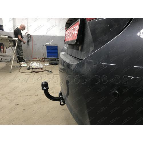 T117-A Лидер-плюс ТСУ для Toyota Corolla седан E150 2007-2013, E170 (кроме арабской версии) 2013-2019 без снятия и выреза бампера. Нагрузки: 1500/75 кг, масса фаркопа 15,36 кг (без электрики в комплекте)
