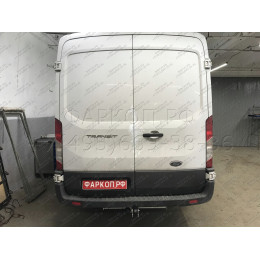 F125A GALIA Полностью оцинкованный фаркоп на Ford Tourneo 2013-, Ford Transit 2013-. Тип шара: A. Установка без снятия и выреза бампера. Нагрузки: 3500/140 кг, масса фар