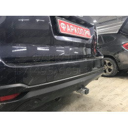 S106C GALIA Полностью оцинкованный фаркоп на Subaru Forester 2013-2018. Тип шара: C (горизонтальный съемный). Невидимый вырез бампера. Нагрузки: 2200/90 кг, масса