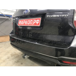 S106C GALIA Полностью оцинкованный фаркоп на Subaru Forester 2013-2018. Тип шара: C (горизонтальный съемный). Невидимый вырез бампера. Нагрузки: 2200/90 кг, масса