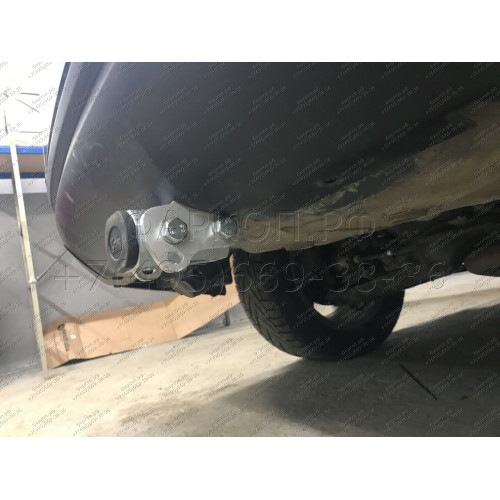 S106C GALIA Полностью оцинкованный фаркоп на Subaru Forester 2013-2018. Тип шара: C (горизонтальный съемный). Невидимый вырез бампера. Нагрузки: 2200/90 кг, масса фаркопа 17,77 кг