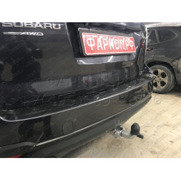 S106C GALIA Полностью оцинкованный фаркоп на Subaru Forester 2013-2018. Тип шара: C (горизонтальный съемный). Невидимый вырез бампера. Нагрузки: 2200/90 кг, масса