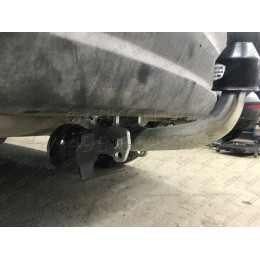 M129A GALIA Полностью оцинкованный фаркоп на Mazda CX-5 2012-2017, 2017-2025. Подрозетник убирается за бампер. Тип шара: A. Невидимый вырез бампера. Нагрузки: 210