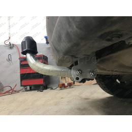 M129A GALIA Полностью оцинкованный фаркоп на Mazda CX-5 2012-2017, 2017-2025. Подрозетник убирается за бампер. Тип шара: A. Невидимый вырез бампера. Нагрузки: 210