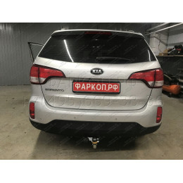 90908-A MOTODOR Фаркоп с оцинкованным шаром на Hyundai Santa Fe 2012-2018, Hyundai Grand Santa Fe 2014-2018, Kia Sorento 2012-2020, кроме Prime. Необходима подрезка бампера. Тип шара: A. На