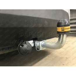 90908-A MOTODOR Фаркоп с оцинкованным шаром на Hyundai Santa Fe 2012-2018, Hyundai Grand Santa Fe 2014-2018, Kia Sorento 2012-2020, кроме Prime. Необходима подрезка бампера. Тип шара: A. На