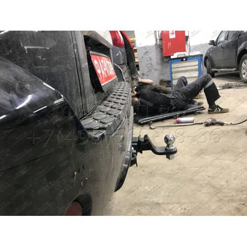 NPA-04-991122.00 PT GROUP Фаркоп на Nissan Pathfinder 2004-2014 без подрезки бампера. Тип шара: E (легкосъемный шар под квадрат). Нагрузки: 3500/120 кг, масса фаркопа 10,4 кг (без электрики в комплекте)