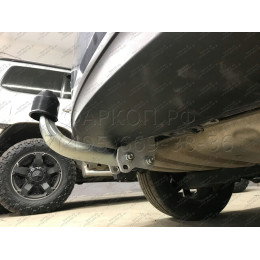 M129A GALIA Полностью оцинкованный фаркоп на Mazda CX-5 2012-2017, 2017-2025. Подрозетник убирается за бампер. Тип шара: A. Невидимый вырез бампера. Нагрузки: 210