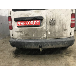 V067A GALIA Полностью оцинкованный фаркоп на Volkswagen Caddy 2004-2020, включая Maxi, включая 4WD. Подрозетник убирается за бампер. Тип шара: A. Установка без вы