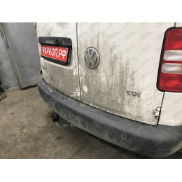 V067A GALIA Полностью оцинкованный фаркоп на Volkswagen Caddy 2004-2020, включая Maxi, включая 4WD. Подрозетник убирается за бампер. Тип шара: A. Установка без вы
