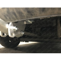V067A GALIA Полностью оцинкованный фаркоп на Volkswagen Caddy 2004-2020, включая Maxi, включая 4WD. Подрозетник убирается за бампер. Тип шара: A. Установка без вы