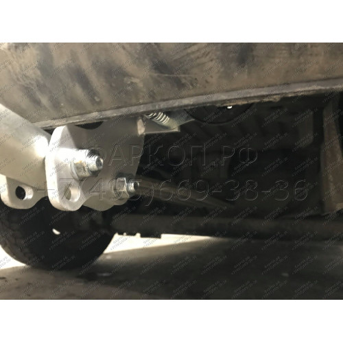 V067A GALIA Полностью оцинкованный фаркоп на Volkswagen Caddy 2004-2020, включая Maxi, включая 4WD. Подрозетник убирается за бампер. Тип шара: A. Установка без выреза бампера. Нагрузки: 1650/80 кг, масса фаркопа 15,02 кг