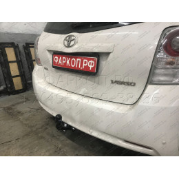 3069-A ORIS Фаркоп на Toyota Verso универсал 2009-2018 без выреза в бампере. Тип шара: A. Нагрузки: 1200/50 кг, масса фаркопа 17,1 кг (без электрики в комплекте)