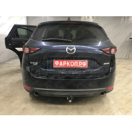 M129A GALIA Полностью оцинкованный фаркоп на Mazda CX-5 2012-2017, 2017-2025. Подрозетник убирается за бампер. Тип шара: A. Невидимый вырез бампера. Нагрузки: 210