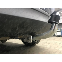 M129A GALIA Полностью оцинкованный фаркоп на Mazda CX-5 2012-2017, 2017-2025. Подрозетник убирается за бампер. Тип шара: A. Невидимый вырез бампера. Нагрузки: 210