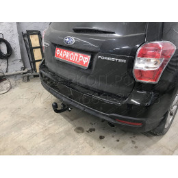 6311-A ORIS Фаркоп на Subaru Forester 2013-2018. Необходима подрезка бампера. Тип шара: A. Нагрузки: 1500/50 кг, масса фаркопа 16,7 кг (без электрики в комплекте)