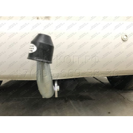 V067A GALIA Полностью оцинкованный фаркоп на Volkswagen Caddy 2004-2020, включая Maxi, включая 4WD. Подрозетник убирается за бампер. Тип шара: A. Установка без вы