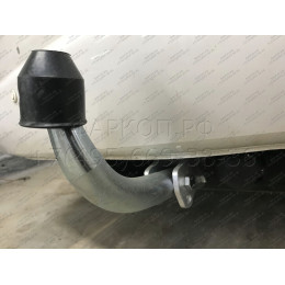 V067A GALIA Полностью оцинкованный фаркоп на Volkswagen Caddy 2004-2020, включая Maxi, включая 4WD. Подрозетник убирается за бампер. Тип шара: A. Установка без вы