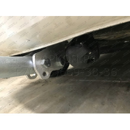 V067A GALIA Полностью оцинкованный фаркоп на Volkswagen Caddy 2004-2020, включая Maxi, включая 4WD. Подрозетник убирается за бампер. Тип шара: A. Установка без вы