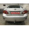 T117-A Лидер-плюс ТСУ для Toyota Corolla седан E150 2007-2013, E170 (кроме арабской версии) 2013-2019 без снятия и выреза бампера. Нагрузки: 1500/75 кг, масса фаркопа 15,36 кг (без электрики в комплекте)