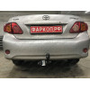 T117-A Лидер-плюс ТСУ для Toyota Corolla седан E150 2007-2013, E170 (кроме арабской версии) 2013-2019 без снятия и выреза бампера. Нагрузки: 1500/75 кг, масса фаркопа 15,36 кг (без электрики в комплекте)