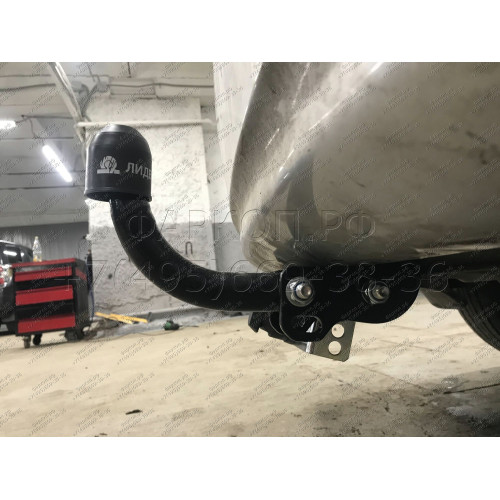 T117-A Лидер-плюс ТСУ для Toyota Corolla седан E150 2007-2013, E170 (кроме арабской версии) 2013-2019 без снятия и выреза бампера. Нагрузки: 1500/75 кг, масса фаркопа 15,36 кг (без электрики в комплекте)