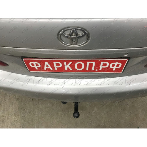 T117-A Лидер-плюс ТСУ для Toyota Corolla седан E150 2007-2013, E170 (кроме арабской версии) 2013-2019 без снятия и выреза бампера. Нагрузки: 1500/75 кг, масса фаркопа 15,36 кг (без электрики в комплекте)