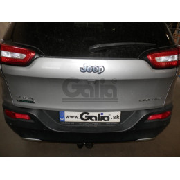 J013C GALIA Полностью оцинкованный фаркоп на Jeep Cherokee KL 2014-2018. Тип шара: C (горизонтальный съемный). Невидимый вырез бампера. Нагрузки: 2500/150 кг, масс