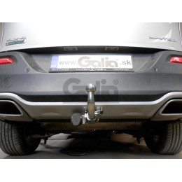 J013C GALIA Полностью оцинкованный фаркоп на Jeep Cherokee KL 2014-2018. Тип шара: C (горизонтальный съемный). Невидимый вырез бампера. Нагрузки: 2500/150 кг, масс