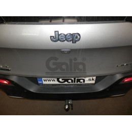 J013C GALIA Полностью оцинкованный фаркоп на Jeep Cherokee KL 2014-2018. Тип шара: C (горизонтальный съемный). Невидимый вырез бампера. Нагрузки: 2500/150 кг, масс