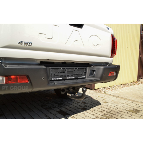 JCN-24-991422.00 PT GROUP Фаркоп на JAC T9 2024- без снятия и подрезки бампера. Тип шара: AV (вертикально съемный с ключом). Нагрузки: 3500/140 кг, масса фаркопа 30 кг (без электрики в комплекте)